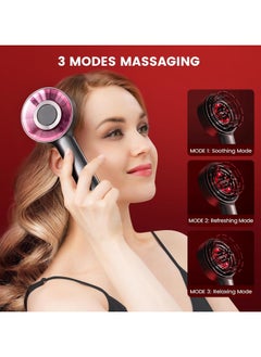 XICEN Multifunctional Hair Massager, Portable Smart Scalp Massager，Electric Massage Comb With IPX7 Waterproof  - Image 4
