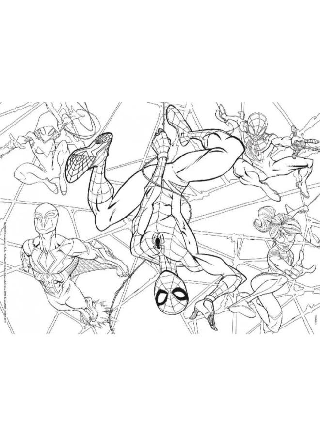 Lisciani Marvel Spiderman Double-Face Puzzle - 60 Pieces - Image 3