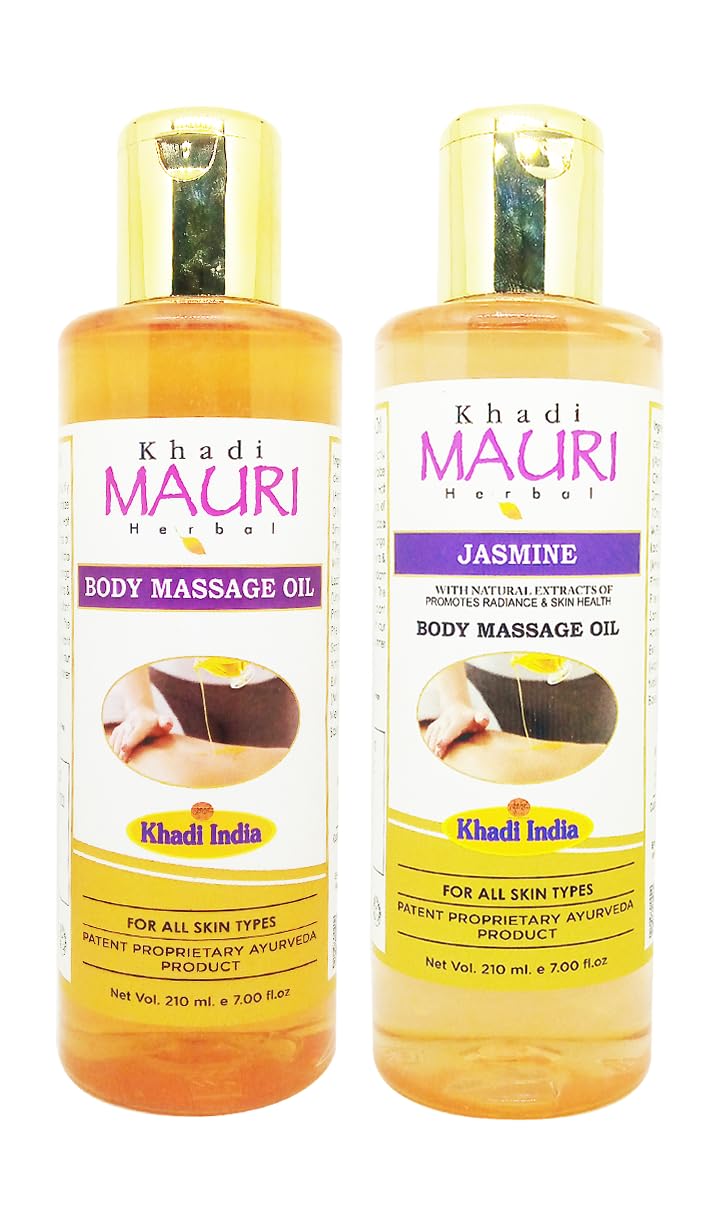 زيت تدليك الجسم من خادي موري والياسمين (420 مل)