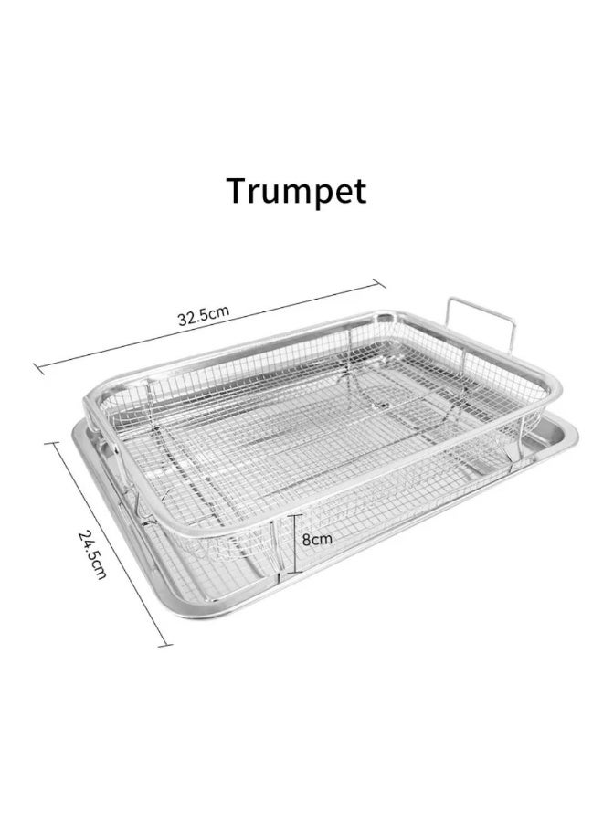 صنية تحمير وتصفية الزيت 2*1 – للفرن والتحمير والتقديم – الطهي الصحي والمقرمش (SC) - Image 3