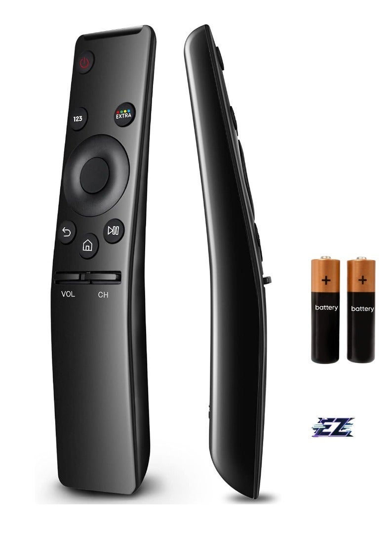 PopZa Universal Replacement Remote Control for Samsung TV, Compatible with Samsung Smart TV, LCD, LED, QLED, HDTV, 4K, 3D TVs – With Battery - Image 1