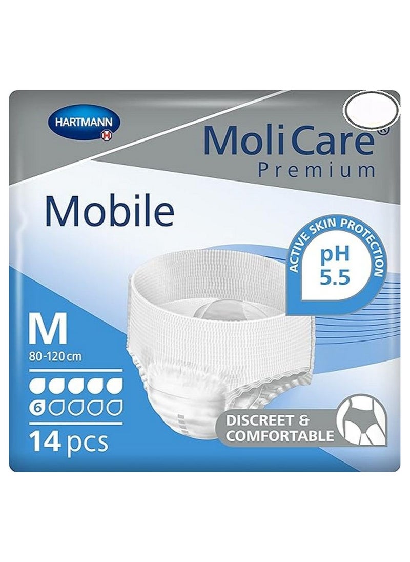 Molicare Mobile Protective Underwear, Medium 14 Pcs  - Image 1