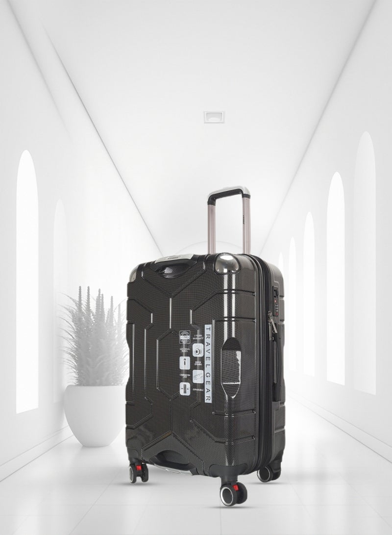 ستارجولد طقم حقائب سفر بعجلات من 3 قطع TPC عجلات جانبية صلبة مع قفل TSA - Image 2