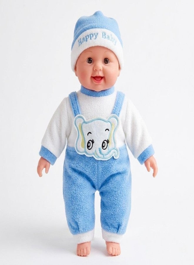 ABSTER Baby Boy Musical Doll Toy | Soft Plush Talking Doll with Touch Sensor & Music Sound | Interactive Gift Toy for Kids Boys & Girls (46 cm, Multicolor) - Image 2