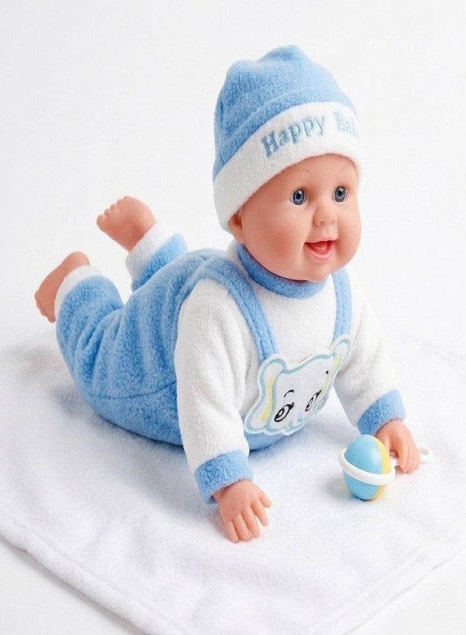 ABSTER Baby Boy Musical Doll Toy | Soft Plush Talking Doll with Touch Sensor & Music Sound | Interactive Gift Toy for Kids Boys & Girls (46 cm, Multicolor) - Image 4