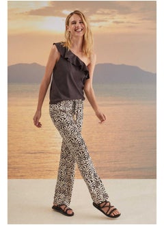 women'secret Geometric print long trousers  - Image 1