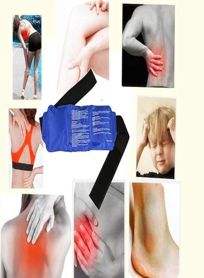 KITDAO KITCHENDAO Reusable Hot and Cold Ice Gel Pack with Adjustable Strap Ice Bag for Pain Relief Cold Ice Gel Pack for Shoulder, Knee, Back, Neck, Hip Hot Compression for Pain Relief (Multicolor) (Pack of 1) - Image 5