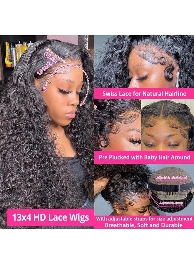 PRIMELACE Kinky Curly Lace Front Wig Human Hair Afro Kinky Curly Wig 20 Inch Hd Lace Front Wigs Human Hairprimelace Hd Transparent 180% Density 13X4 Lace Front Wigs Human Hair Kinky - Image 3