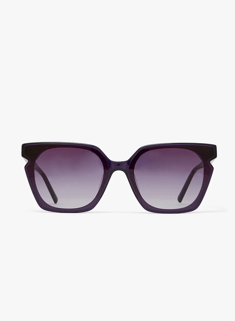 KAREN WAZEN Gaia Square Sunglasses