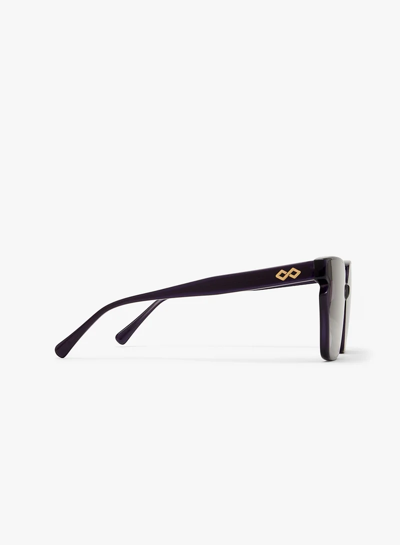 KAREN WAZEN Gaia Square Sunglasses