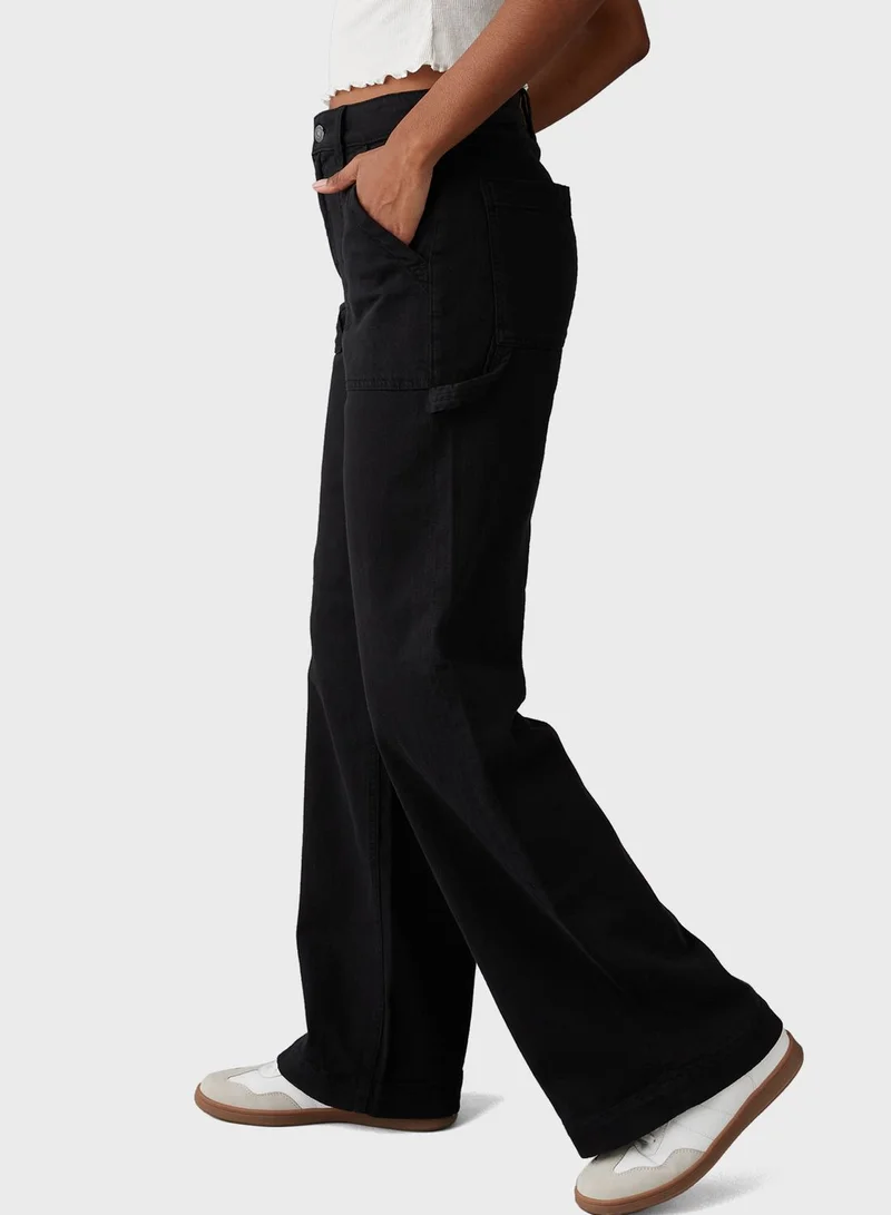 American Eagle High Waist Baggy  Pants