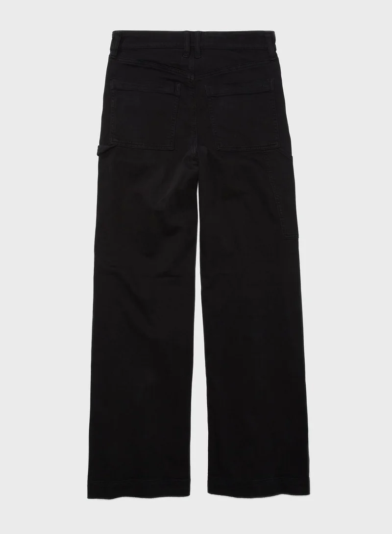 American Eagle High Waist Baggy  Pants