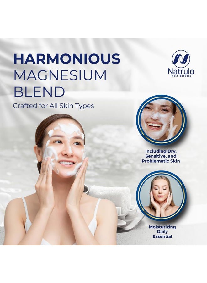 Natrulo Dead Sea Magnesium Soap Bar – Deep Cleansing, Moisturizing Body Soap for Dry Itchy and All Skin Types – Shower Soap Soothes Muscles and Joints – All-Natural Exfoliating Face and Body Wash Made in USA - Image 3
