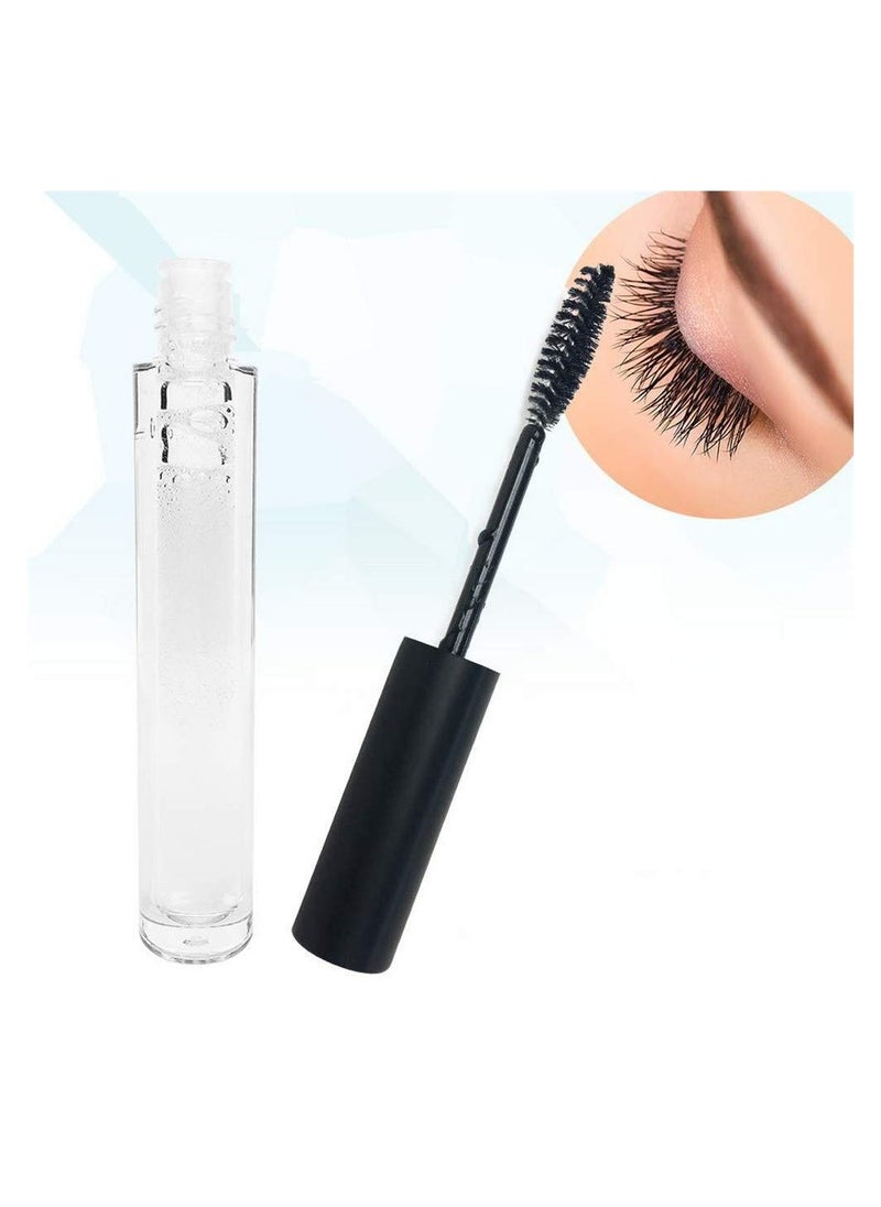 KHAJUL - 3-Piece Empty Mascara Eyeliner and Gloss Tubes Black Eyelash Cream Container Bottle with Funnels Transfer Pipettes for Lip Gloss Eyebrow Serum Eyelash Castor Oil - Image 1
