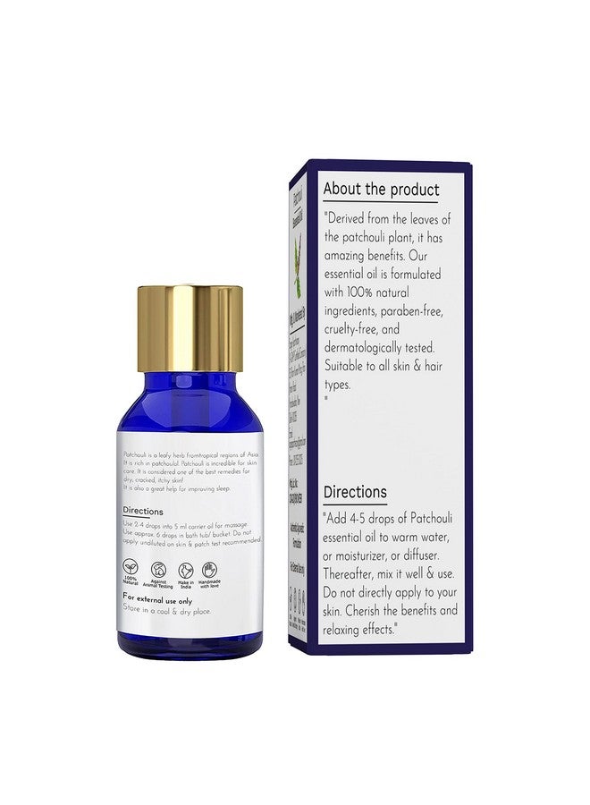 Sage Apothecary Patchouli Essential Oil 100% Pure & Preservative Free For Therapeutic Grade For Skin Care, Hair Care, Relief From Stress, Anxiety And Aromatherapy 10 Ml - Image 3