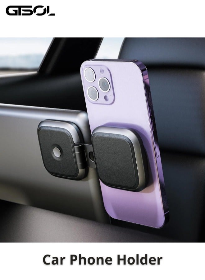 GTSOL Car Phone Holder, Tesla Mount, Foldable Magnetic Phone Holder For Tesla Model 3 And Model Y, Desk and all cars dashboard, Compatible With Iphone 14 13 12 Series, And All Mobile Phones - Image 1