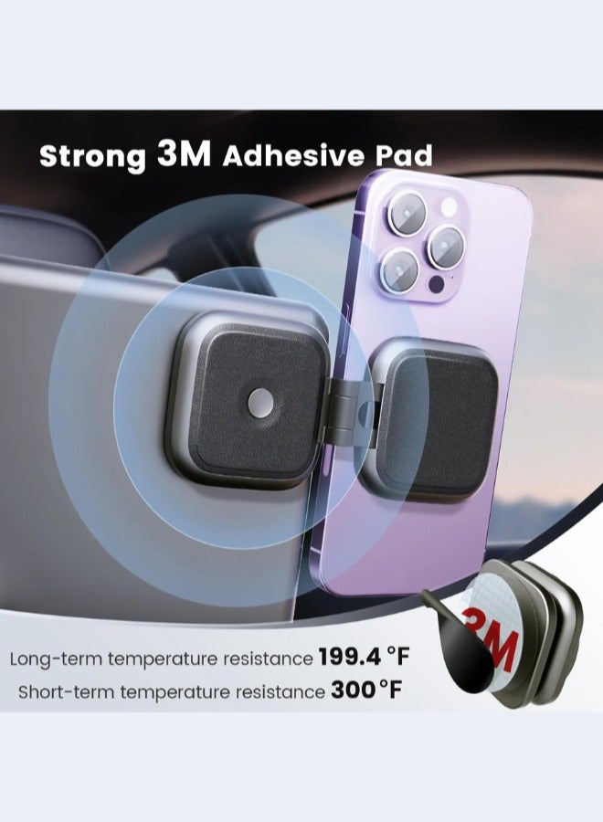 GTSOL Car Phone Holder, Tesla Mount, Foldable Magnetic Phone Holder For Tesla Model 3 And Model Y, Desk and all cars dashboard, Compatible With Iphone 14 13 12 Series, And All Mobile Phones - Image 2