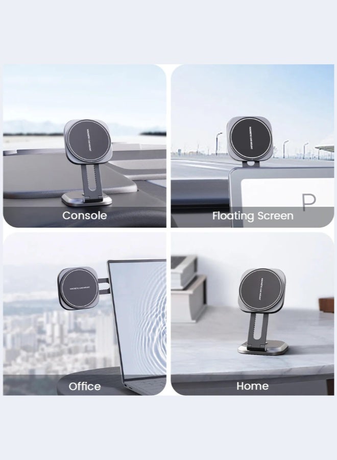 GTSOL Car Phone Holder, Tesla Mount, Foldable Magnetic Phone Holder For Tesla Model 3 And Model Y, Desk and all cars dashboard, Compatible With Iphone 14 13 12 Series, And All Mobile Phones - Image 4