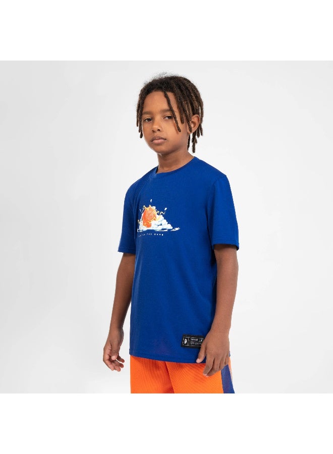 Tarmak Tarmak BY DECATHLON,Kids' Basketball T-Shirt / Jersey Ts500 Fast - Electric Blue - Image 1