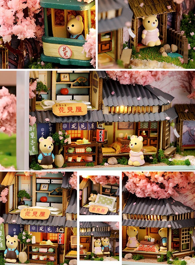 Dollhouse Miniature with Furniture,DIY Dollhouse Kit Mini Iron Box Theater,1:24 Scale Creative Room Best Birthday Gift for Adult Lover Girl Friend Birthday Gift  - Image 5