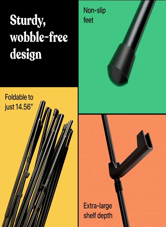 T-Sign Portable Art Easel Stand 63 Inches - Black Picture Stands for Display w/Bag - Tabletop Art Easel Stand for Sign, Wedding Signs, Poster Stand, Painting Canvas Stand - Metal Tripod, Easels for Display - Image 4