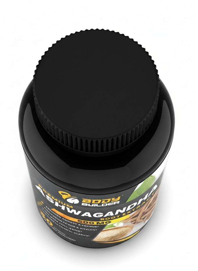 Body Builder Organic Ashwagandha Root Powder 500 mg- 30 Tablets - Image 3