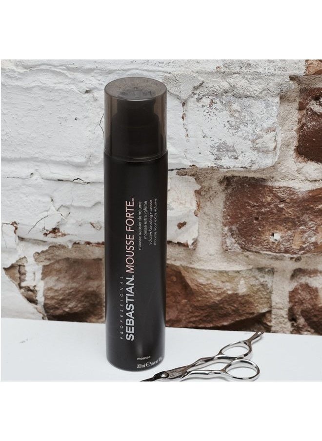 Sebastian - Professional Mousse Forte, Strong-Hold Mousse for Professional Hair Styling, 7 oz - Image 1