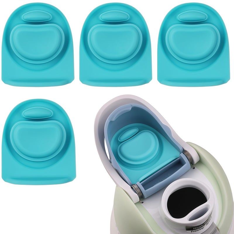 Joshey 4 Pack Rubber Seal Replacement Stopper, Compatible with Owala Freesip 24 oz 32 oz Bottle Spout Lid-Silicone Gasket Replacement Parts (Multi-Color) - Image 1