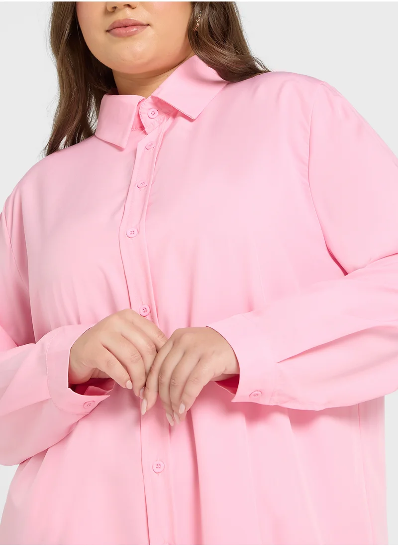 Ella Plus Button Down Shirt