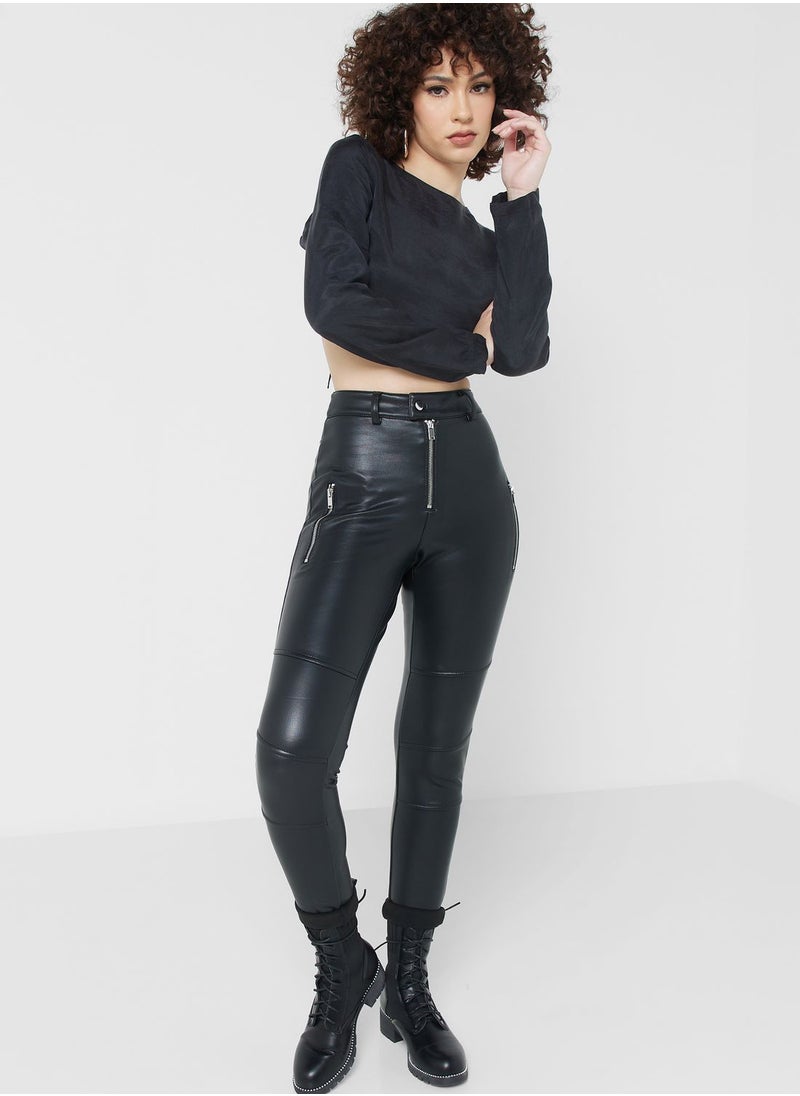 TOPSHOP - High Waist Trousers - Image 1