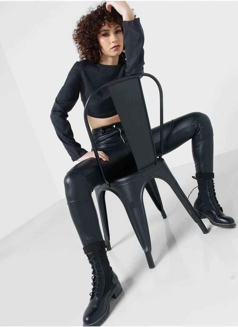 TOPSHOP - High Waist Trousers - Image 1