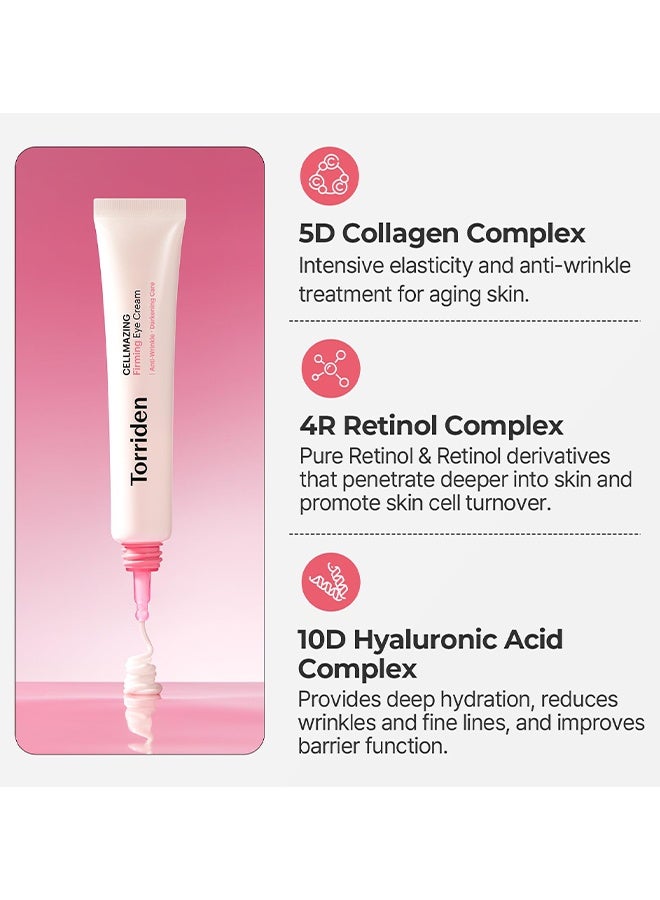 Torriden Cellmazing Collagen Firming Eye Cream 30ml, Anti Wrinkle, Darkening And Dark Circles Care, Collagen Firming Eye Cream - Image 5