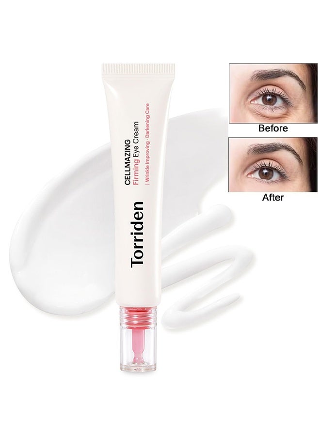 Torriden Cellmazing Collagen Firming Eye Cream 30ml, Anti Wrinkle, Darkening And Dark Circles Care, Collagen Firming Eye Cream - Image 1