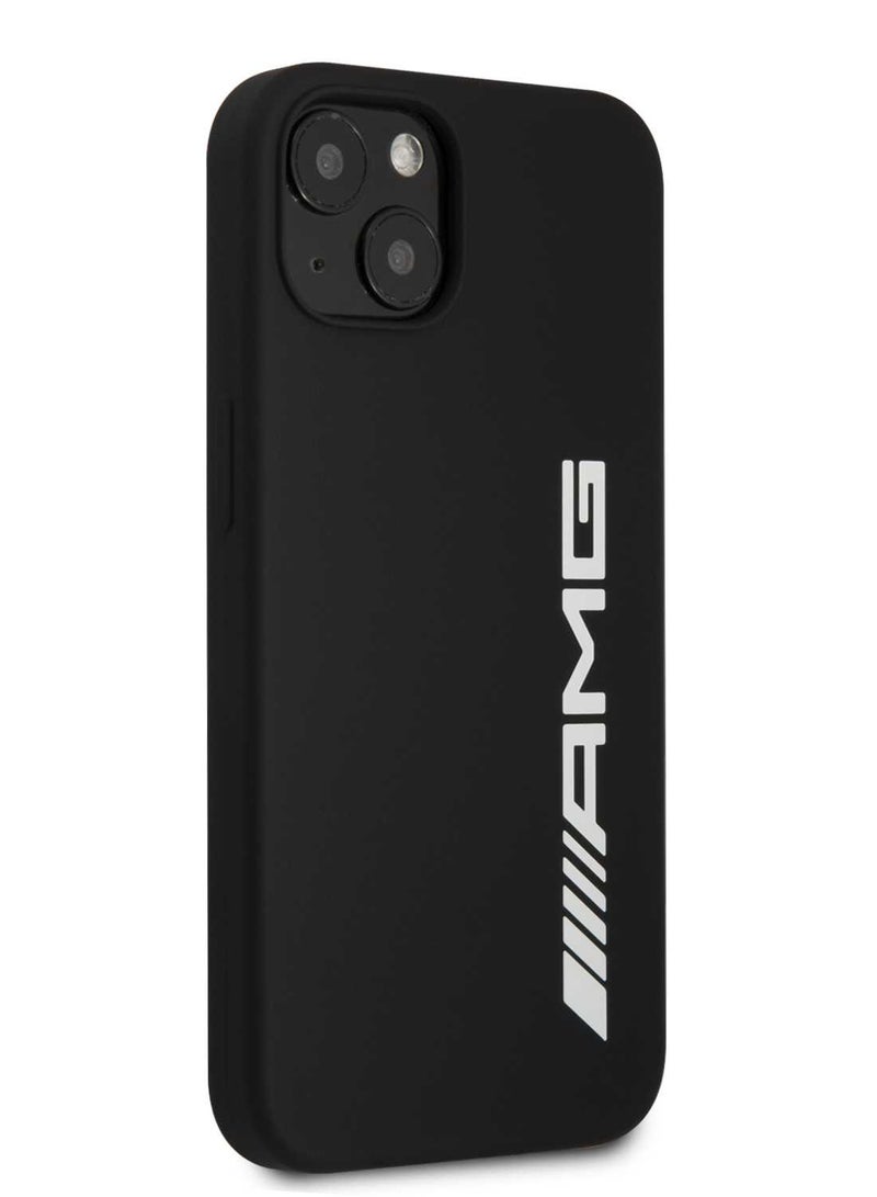 اي ام جي حافظة من السيليكون السائل بشعار كبير متوافقة مع هاتف آیفون 13 (6.1 بوصة) سهولة الوصول إلى جميع المنافذ، وامتصاص الصدمات، ومضادة للخدش، وحماية من السقوط - Image 2