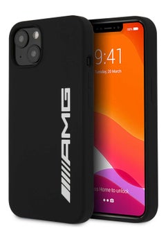 AMG Liquid Silicone Case with Big Logo Compatible for iPhone 13 (6.1") Easy Access to All Ports, Shock-Absorption, Anti-Scratch, & Drop Protection  - Image 5