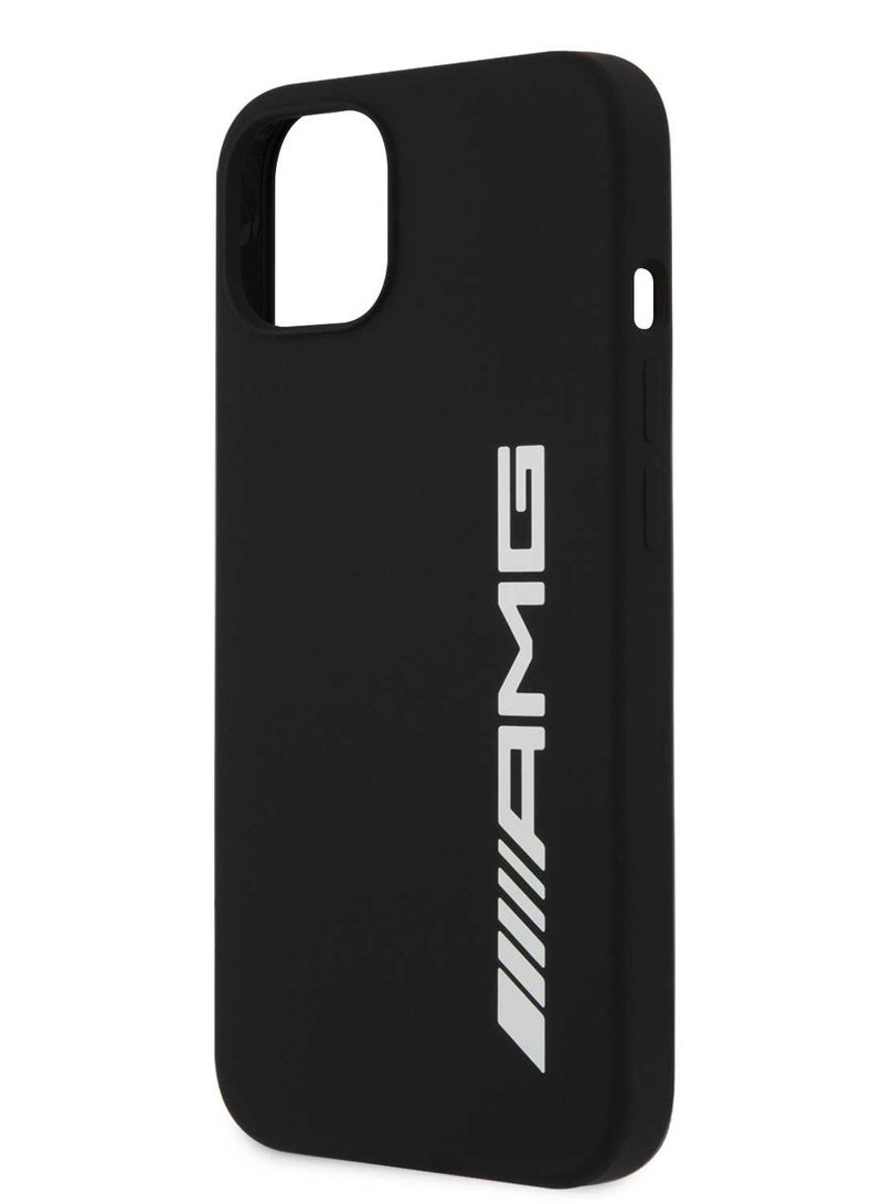 اي ام جي حافظة من السيليكون السائل بشعار كبير متوافقة مع هاتف آیفون 13 (6.1 بوصة) سهولة الوصول إلى جميع المنافذ، وامتصاص الصدمات، ومضادة للخدش، وحماية من السقوط - Image 4