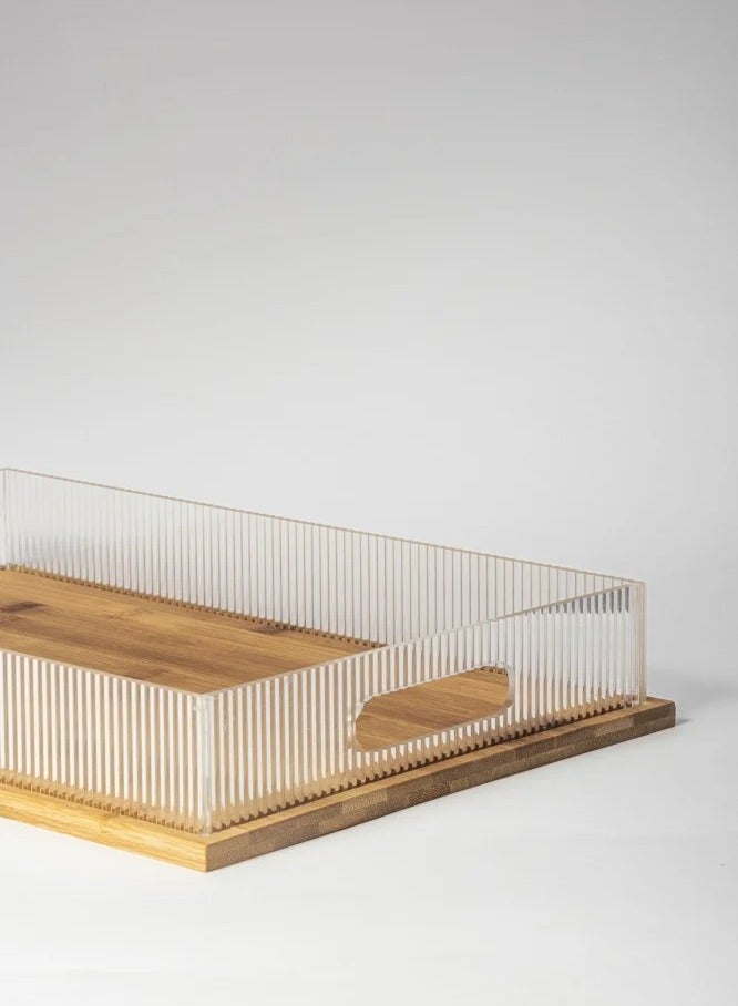 Bin Shihon Acrylic and wooden tabsi set in two sizes - Image 2