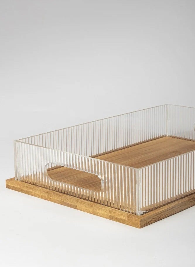 Bin Shihon Acrylic and wooden tabsi set in two sizes - Image 4