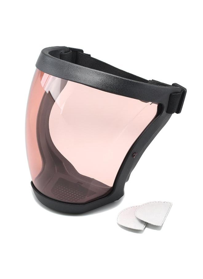 Generic New Integrated High-definition Protective Mask Isolation Anti-fog Dustproof Riding Splash Full Face Goggles 