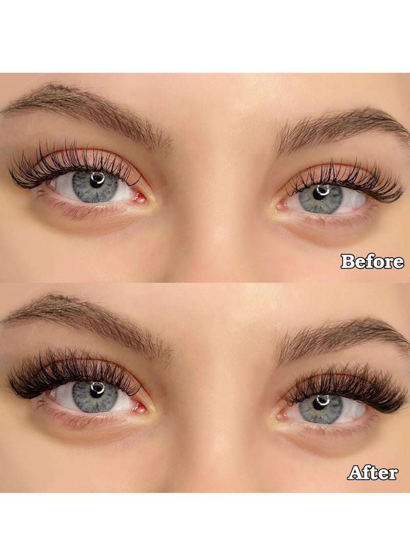 GUDOO عبوة من 10 رموش صناعية طبيعية من فرو المنك ورموش عين القطة الناعمة القابلة لإعادة الاستخدام واللصق الذاتي ورموش صناعية قصيرة الحجم ثلاثية الأبعاد - Image 4