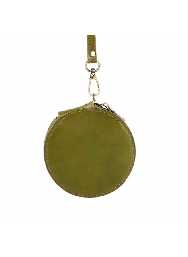 Mark Fairwhale New Retro Leather Circular Storage Coin Purse  - Image 1