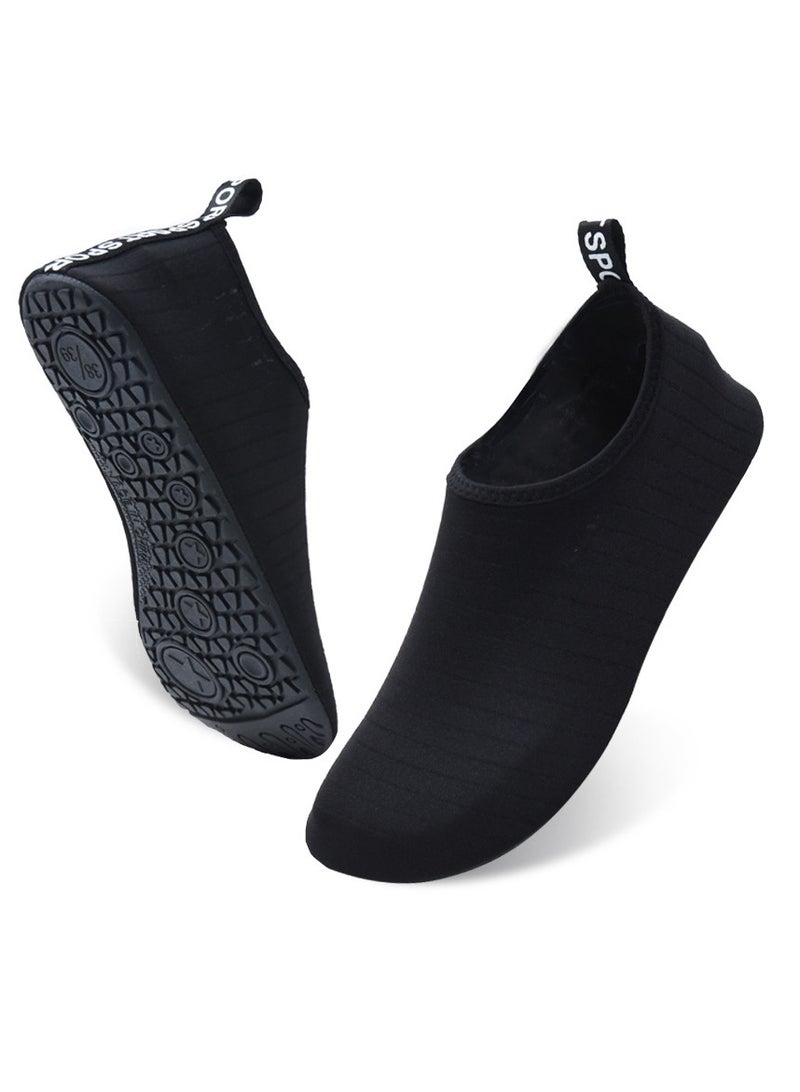 TOMSHOO Water Shoes Womens Mens Beach Shoes, Quick-Dry Barefoot Aqua Shoes Socks Snorkeling Shoes Water Socks for Outdoor Beach Swim Surf Walking Yoga - Image 2