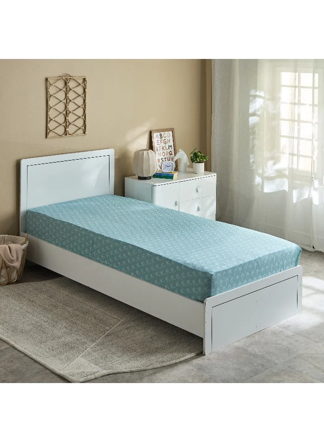 هوم بوكس غطاء مرتبة قطني مفرد بنمط حيوانات