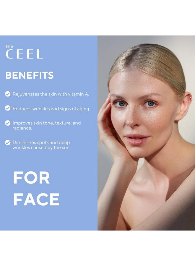 the CEEL Retinol Serum For Face Resurfacing Retinol Serum Firming Anti Aging Brightening Smoothing Fine Lines And Wrinkles Retinol 1% Ceramides And Niacinamide1 Fl.Oz(30 Ml) - Image 2