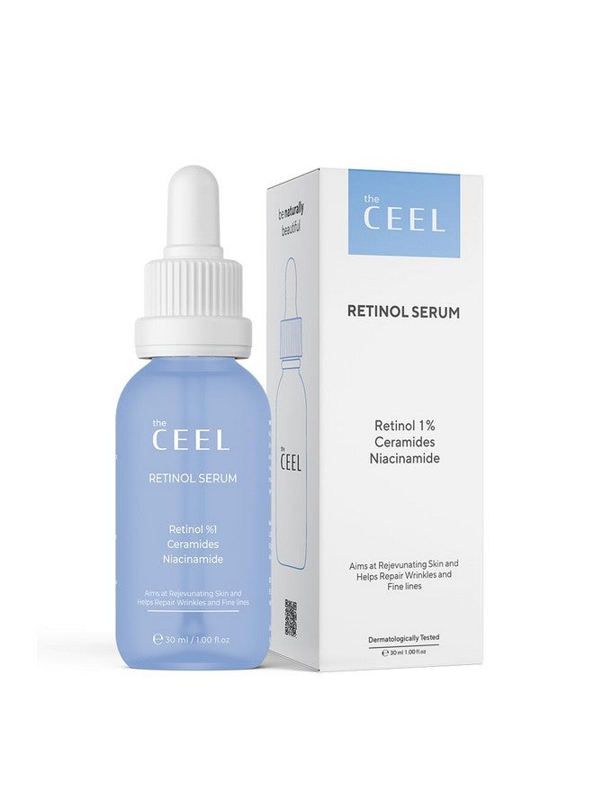 the CEEL Retinol Serum For Face Resurfacing Retinol Serum Firming Anti Aging Brightening Smoothing Fine Lines And Wrinkles Retinol 1% Ceramides And Niacinamide1 Fl.Oz(30 Ml) - Image 1
