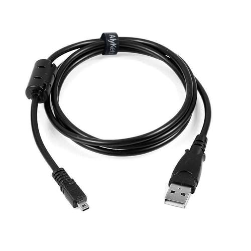 AlyKets USB Cable for Sony Camera Charger, Camera Photo Transfer Charger Cord for Sony Cybershot DSC-H200 300, DSC-W370 W800 W810 W830 W730 w710 W330 s/b/p/r (See Product Details Before Buying) - Image 1