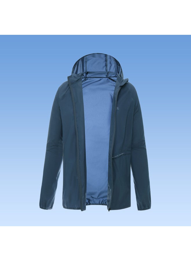 كاميل سترة واقية من الشمس باللون الأبيض البارد 25 صيف مقاوم للأشعة فوق البنفسجية معطف رياضي خفيف الوزن ملابس خارجية واقية من الشمس قابلة للتنفس للنساء والرجال - Image 4