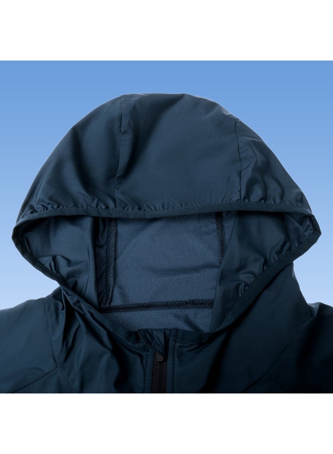 كاميل سترة واقية من الشمس باللون الأبيض البارد 25 صيف مقاوم للأشعة فوق البنفسجية معطف رياضي خفيف الوزن ملابس خارجية واقية من الشمس قابلة للتنفس للنساء والرجال - Image 5