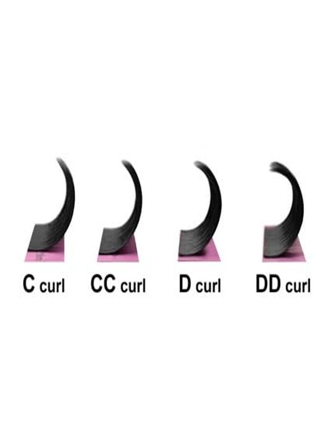 MB Volume Eyelash Extensions, 0.05mm Thickness, Mixed Tray Size 8-15mm, C Curl, Cashmere, Super Dark, Easy Pick-Up, Professional Salon, Black - Image 4