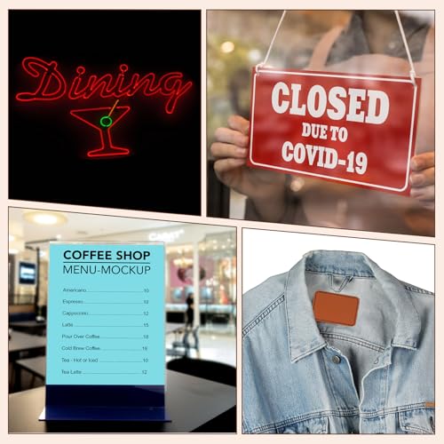 Tondiamo 137 Pcs Laser Material Explore Kit Laser Cutting Materials Engraving Material Accessories Including Acrylic, Wood, Metal, PU Leather, Fabric, Rock, Rubber Materials for Laser Cutter Engraver - Image 4